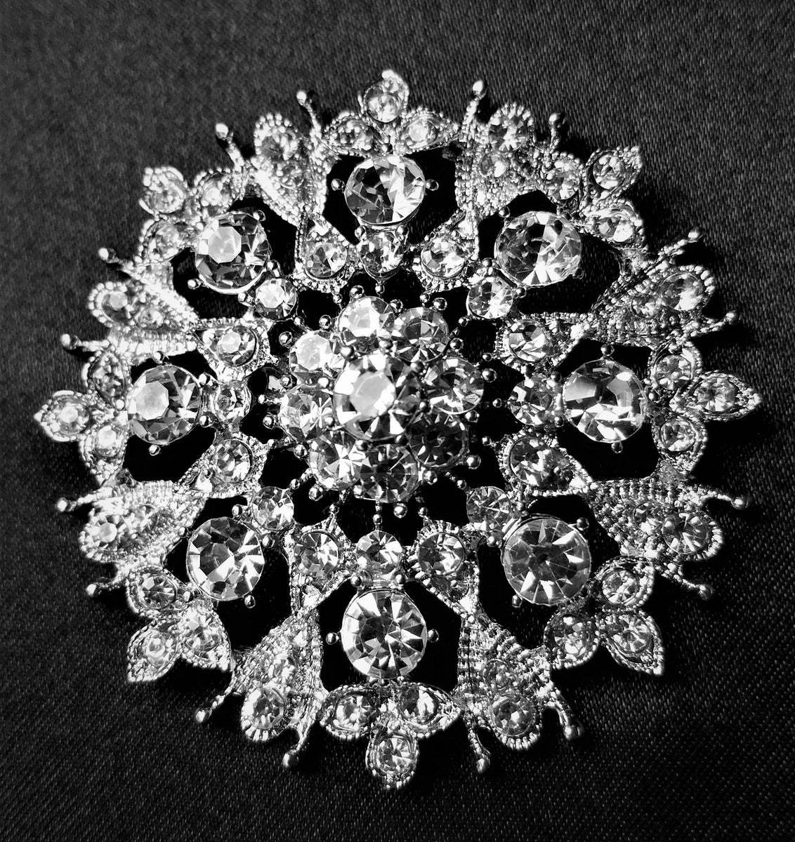 Rhinestone Brooch QB's Creations