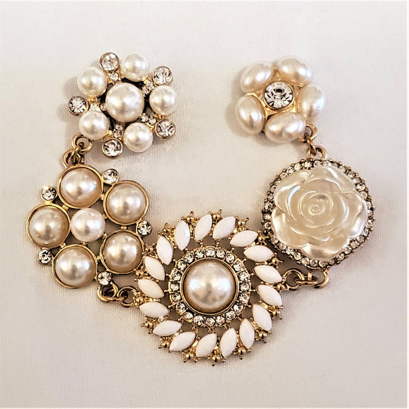 Pearl Flower Magnetic Jewelry String - QB's Magnetic Creations