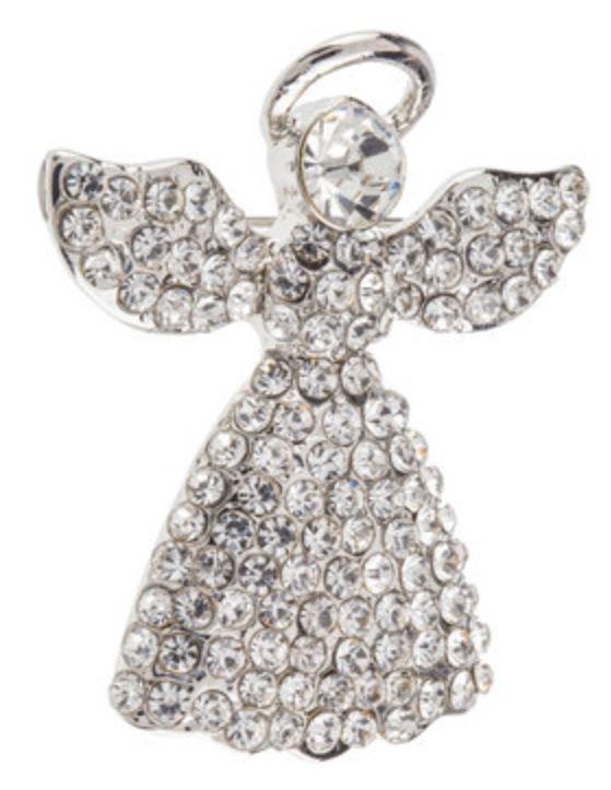 Angel Rhinestone Magnetic Brooch - QB's Magnetic Creations