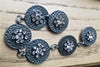 Silver Crystal Flowers Magnetic Jewelry String - QB's Magnetic Creations