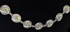 Silver Green & Pink Magnetic Jewelry String - QB's Magnetic Creations