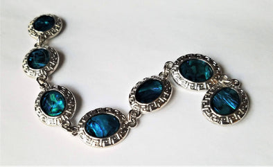 Silver & Blue Magnetic Jewelry String - QB's Magnetic Creations