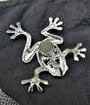 Frog Rhinestone Magnetic Brooch - QB's Magnetic Creations