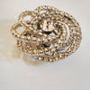 Rhinestone Swirl Magnetic Brooch - QB's Magnetic Creations