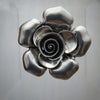 Silver Flower Magnetic Brooch - QB's Magnetic Creations