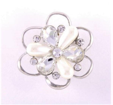 Flower Pearl Magnetic Brooch - QB's Magnetic Creations