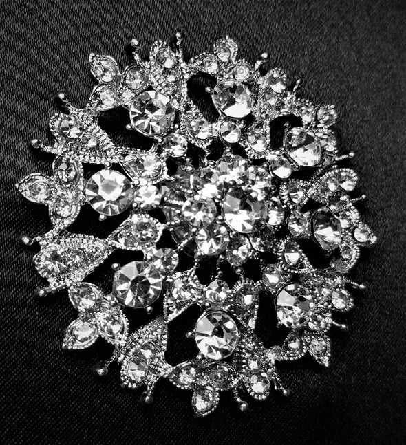 Rhinestone Magnetic Brooch - QB's Magnetic Creations