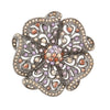 Crystal Flower Magnetic Brooch - QB's Magnetic Creations