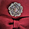 Crystal Flower Magnetic Brooch - QB's Magnetic Creations