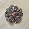 Crystal Flower Magnetic Brooch - QB's Magnetic Creations