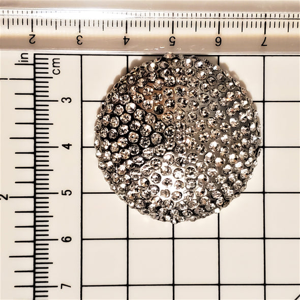 Round Bling Magnetic Brooch - QB's Magnetic Creations
