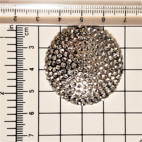 Round Bling Magnetic Brooch - QB's Magnetic Creations