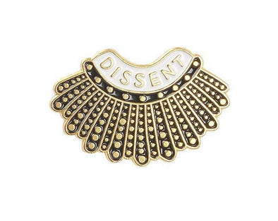 Gold Dissent Magnetic Brooch - QB's Magnetic Creations