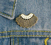 Gold Dissent Magnetic Brooch - QB's Magnetic Creations