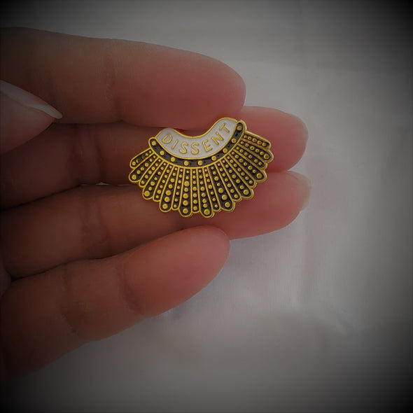 Gold Dissent Magnetic Brooch - QB's Magnetic Creations