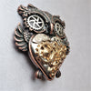 Owl Tri-Tone Magnetic Fashion Brooch - QB's Magnetic Creations