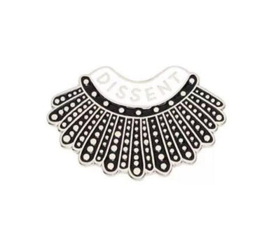 Silver Dissent Magnetic Brooch - QB's Magnetic Creations
