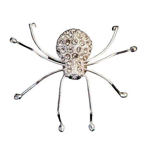 Crystal Spider Magnetic Brooch - QB's Magnetic Creations