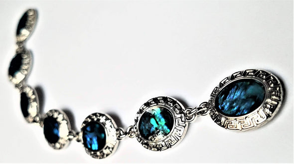 Silver & Blue Magnetic Jewelry String - QB's Magnetic Creations